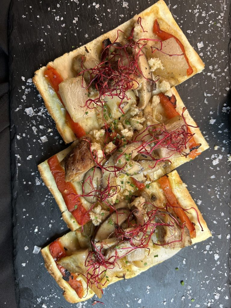 el celler de nou priorat - Coca d'escalivada