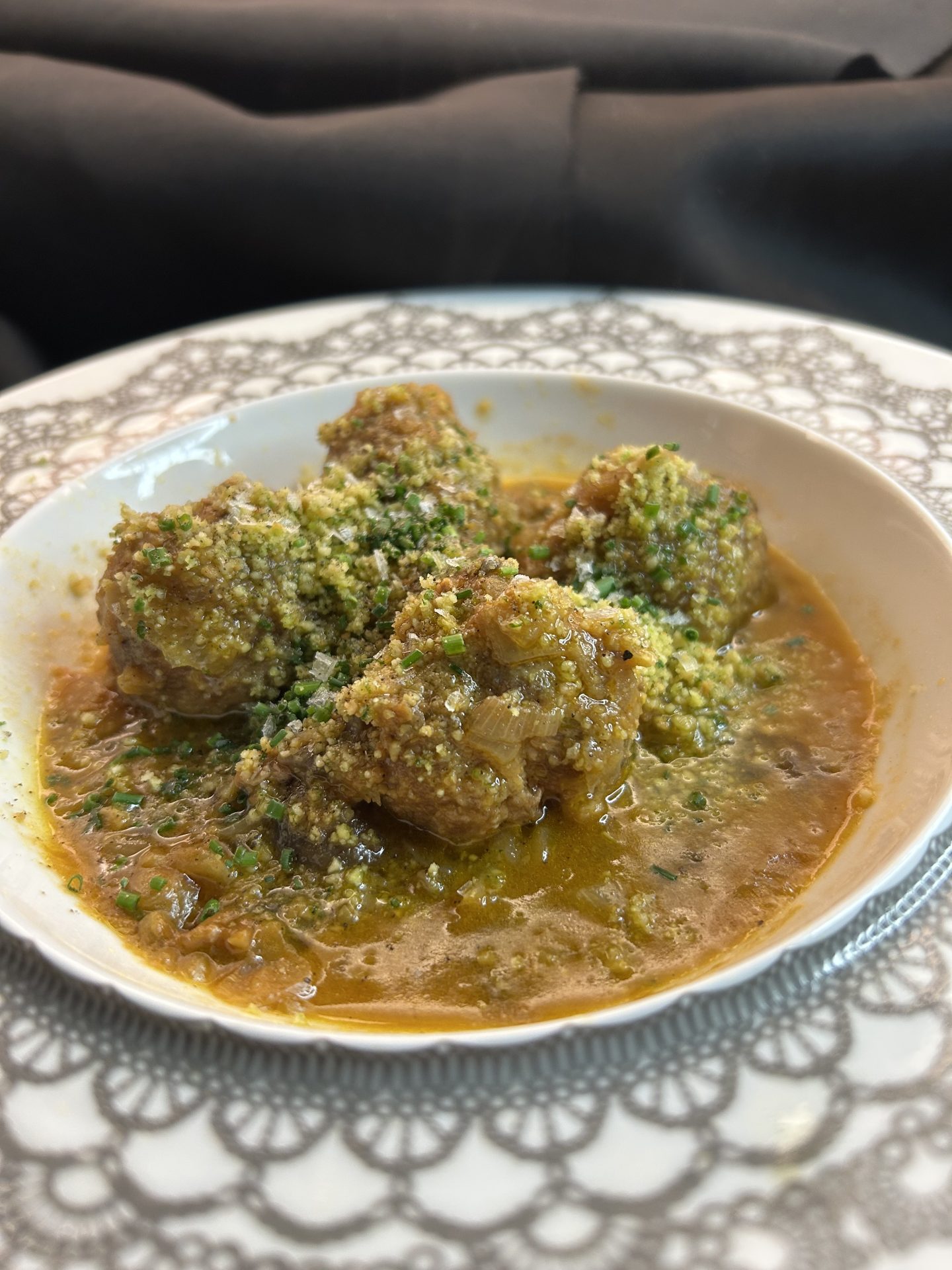 albóndigas de cerdo Mandonguilles de porc